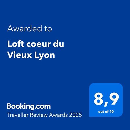 Apartament Loft Coeur Du Vieux Lyon Zewnętrze zdjęcie