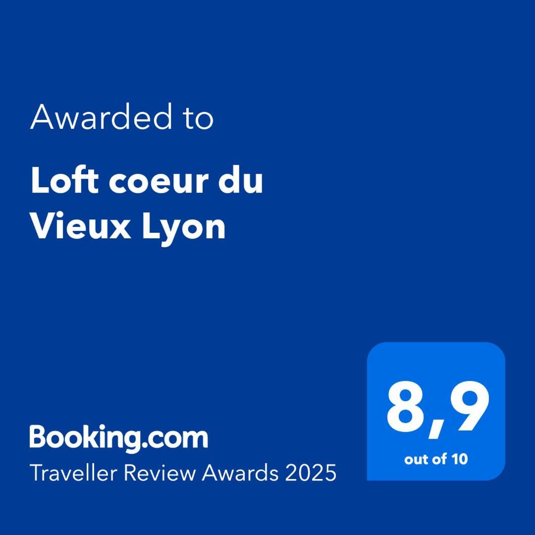 Apartament Loft Coeur Du Vieux Lyon Zewnętrze zdjęcie